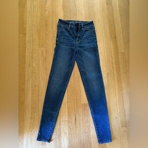 American Eagle Outfitters Dark Blue Skinny Jeans